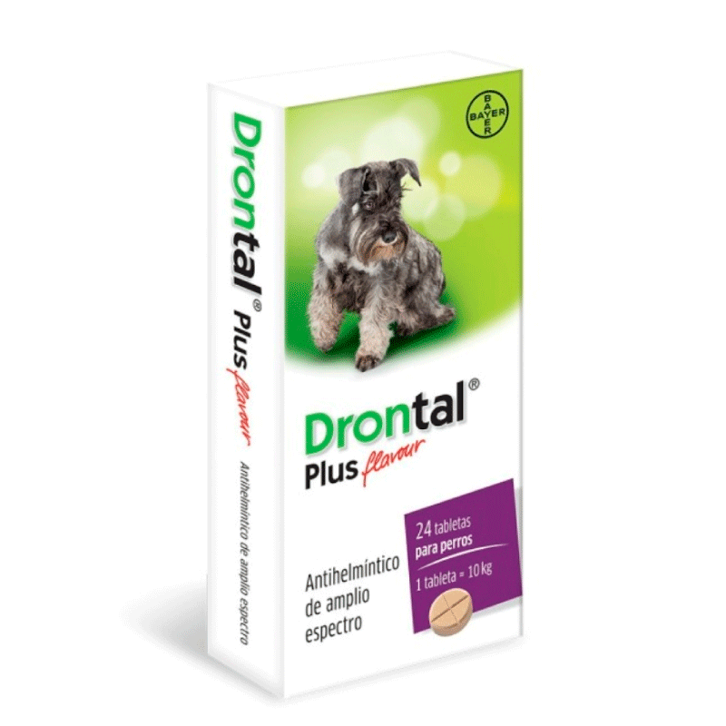 Drontal Plus Flavour Caja Con 24 Tabletas Drontal Plus Flavour Caja Con 24 Tabletas